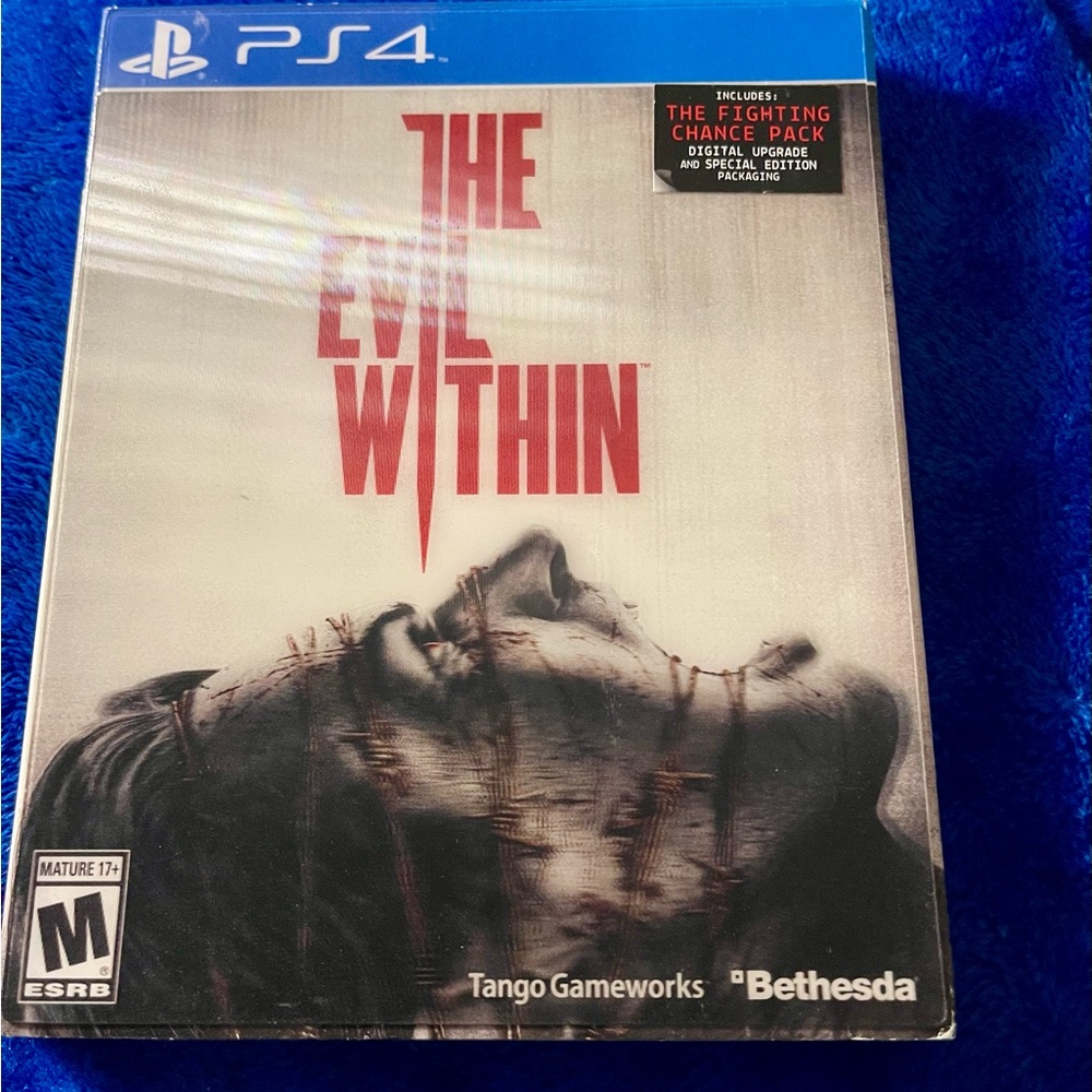The Evil Within for PS4 - Black and White Cover